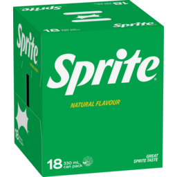 Photo of Sprite Lemonade Soft Drink Cans 330ml 18 Pack