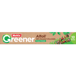 Photo of Multix Greener 100% Recycled Alfoil 10m 