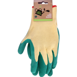 Photo of Green Gardener Garden Gloves Latex Knit Small 