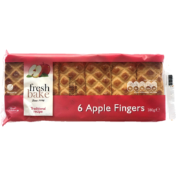 Photo of Fresh Bake Apple Fingers 6 Pack 280g
