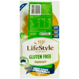 Photo of Life Style Roll White Gluten Free 2pk 140gm