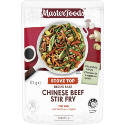 Photo of MasterFoods Recipe Base Stir Fry Chinese Beef 175g