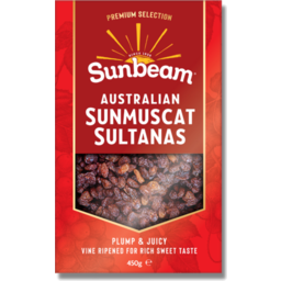 Photo of Sunbeam Sunmuscat Saltanas 450gm