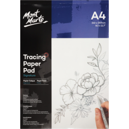 Photo of Mm Signature Tracing Paper Pad 60gsm A4 40 Sheet