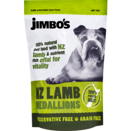 Photo of Jimbo's Pet Food Lamb Medallions 1kg