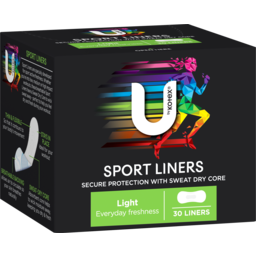 Photo of U By Kotex Liners Sports 30 Pack