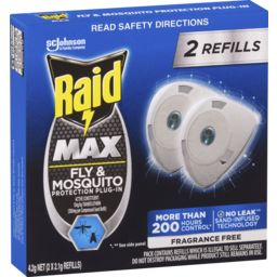 Photo of Raid Max Fly & Mosquito Indoor Protection Plug In Refill 4.2g 4.2g
