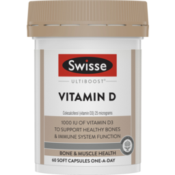 Photo of Swisse Ultiboost Vitamin D Capsules 60 Pack