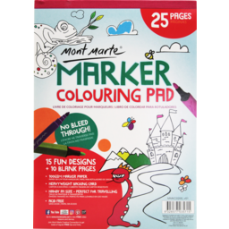 Photo of Mm Marker Colouring Pad A4 