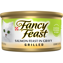 Photo of Fancy Feast Adult Classic Salmon Feast In Gravy Grilled Wet Cat Food