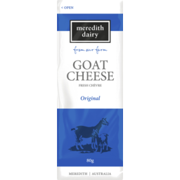 Photo of Meredith Dairy Goat Cheese Fresh Chevre Original 80g