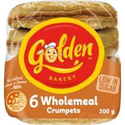 Photo of Golden Crumpets Wholemeal 6pk