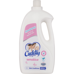 Photo of Cuddly Concentrate Sensitive Liquid Fabric Softener Conditioner, , ashes, Gentle On Sensitive Skin, Hypoallergenic 2l