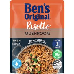 Photo of Bens Original Risotto Mushroom Rice Pouch
