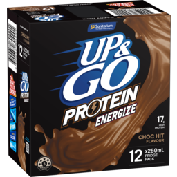 Photo of Up&Go Protein Energize Choc Hit 12x250ml 12.0x250ml