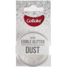Photo of Go Bake Edible Glitter Dust Silver 2g