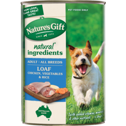 Photo of Nature's Gift Loaf Chicken, Vegetables & Rice Adult Wet Dog Food 1.2kg 1.2kg