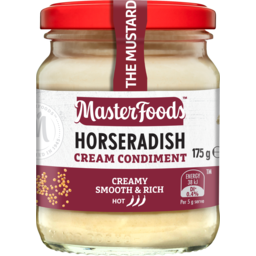 Photo of Condiments, Horseradish Cream, Masterfoods 175 gm