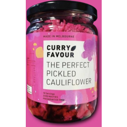 Photo of Curry Favour Pickled Purple Cauliflower 