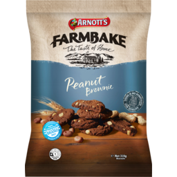 Photo of Arnotts Farmbake Peanut Brownie Biscuits 310g