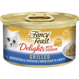 Photo of Fancy Feast Cheddar Delights Whitefish & Cheddar Cheese Feast In Gravy 85g