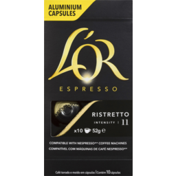Photo of L'or Espresso Ristretto Coffee Capsules Intensity 11 - 10 Pack 