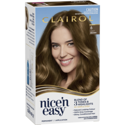 Photo of Clairol Nice 'N Easy 6 Natural Light Brown Permanent Hair Colour 173g
