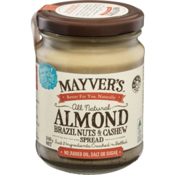 Photo of Mayver's Almond, Brazil Nuts & Cashew Spread