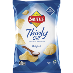 Photo of Smiths Chips Thinly Original (175g)