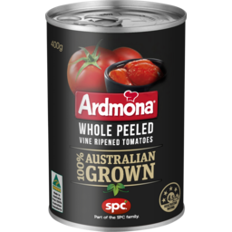 Photo of Ardmona Whole Peeled Vine Ripened Tomatoes 400g