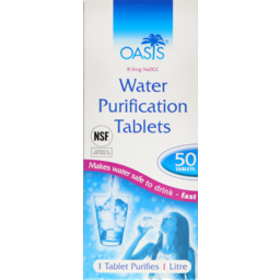 Photo of Protec Solutions Oasis Water Purification Tablets 50