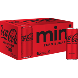 Photo of Coca Cola Zero Sugar Soft Drink Cans