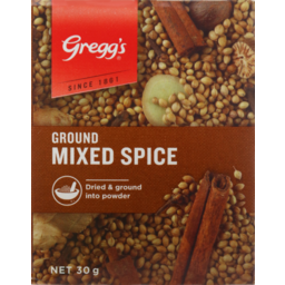 Photo of Greggs Seasoning Packet Ground Mixed Spice 30g