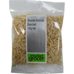 Photo of The Market Grocer Slivered Almonds Blanched 100gm
