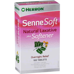Photo of Herron Sennesoft Natural Laxative Plus Softener 100 Tablets