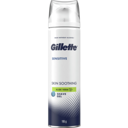 Photo of Gillette Sensitive Skin Soothing Aloe Vera Shave Gel 195g