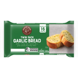 Photo of Bakers Oven Bread Garlic Twin 450gm