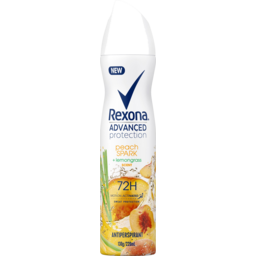 Photo of Rexona Women Advanced Protection Peach Spark + Lemongrass Scent 72hr Antiperspirant Aerosol 220ml