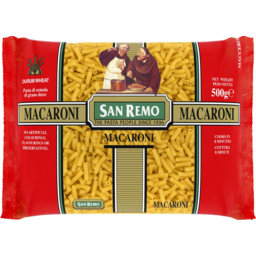Photo of San Remo Macaroni Pasta 500g