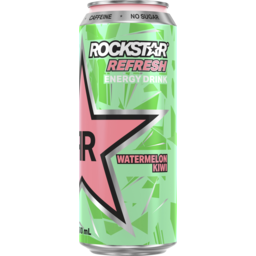 Photo of Rockstar Refresh Watermelon Kiwi Energy Drink Can