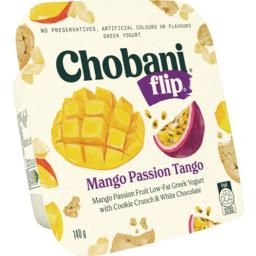 Photo of Chobani Flip Greek Yogurt Mango Passion Tango 140g 140g