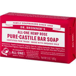 Photo of Dr Bronners - Castile Soap Bar Rose