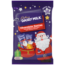 Photo of Cadbury Dairy Milk Chocolate Santa Multipack 144g 144g