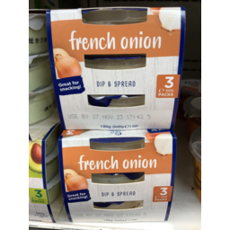 Photo of Chris Dip French Onion 3pk 180g