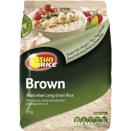 Photo of Sun Rice Long Grain Brown Rice 1kg