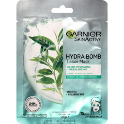 Photo of Garnier Hydra Bomb Hyaluronic Acid + Green Tea Sheet Mask 28g 28g