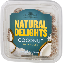 Photo of Natural Delights Coconut & Date Rolls 227g