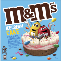 Photo of M&Ms Ice Cream Cake 1.4lt