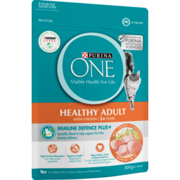 Photo of Purina One Adult Pet Food Dry Healthy Chicken 500g