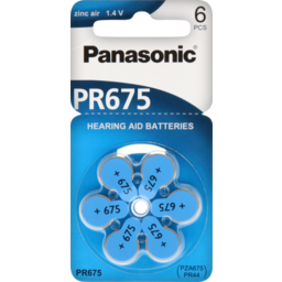 Photo of Panasonic Battery Hearing Aid PR44 6 Pack